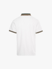 Áo Polo Phối Bo Signature Stripe Form Regular PO194 Màu Trắng