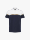 Áo Polo Signature Stripe Phối Màu Form Regular PO192 Màu Xanh Đen