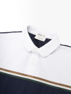 Áo Polo Signature Stripe Phối Màu Form Regular PO192 Màu Xanh Đen