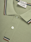 Áo Polo Signature Stripe Trơn Form Regular PO193 Màu Rêu