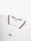 Áo Polo Signature Stripe Trơn Form Regular PO193 Màu Trắng