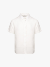 Áo Sơ Mi Linen Xước Ngắn Tay Form Regular SM203 Màu Trắng