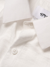 Áo Sơ Mi Linen Xước Ngắn Tay Form Regular SM203 Màu Trắng