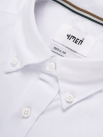 Áo Sơ Mi Oxford Signature Stripe Form Regular SM209 Màu Trắng