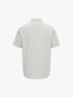 Áo Sơ Mi Signature Stripe Sọc Tay Ngắn Form Regular SM210 Màu Sọc Xám