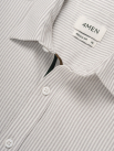 Áo Sơ Mi Signature Stripe Sọc Tay Ngắn Form Regular SM210 Màu Sọc Xám