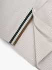 Áo Sơ Mi Signature Stripe Sọc Tay Ngắn Form Regular SM210 Màu Sọc Xám