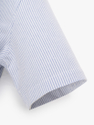 Áo Sơ Mi Signature Stripe Sọc Tay Ngắn Form Regular SM210 Mùa Sọc Xanh Biển