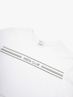 Áo Thun In Signature Stripe 4MEN Club Form Regular AT197 Màu Trắng