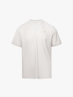 Áo Thun Rayon Cổ V Thêu Chữ Beyond Daily Form Regular AT195 Màu Be