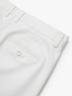 Quần Kaki Signature Stripe Trơn Form Regular QK036 Màu Trắng