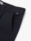 Quần Kaki Signature Stripe Trơn Form Regular QK036 Màu Xanh Đen