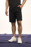 Quần Short Cool-X In Logo Form Straight QS084 Đen