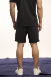 Quần Short Cool-X In Logo Form Straight QS084 Đen