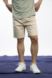Quần Short Kaki Diễu 2 Bên Miệng Túi Form Straight QS074 Màu Be