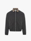 Áo Khoác Blouson Form Relax AK083 Màu Xám Đậm