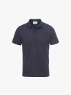 Áo Polo Jacquard Texture Nẹp Dấu Khuy Form Modern PO197 Màu Xanh Đen