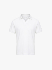 Áo Polo Vertical Texture Cổ V Bo Kiểu Form Modern PO199 Màu Trắng