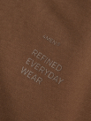 Áo Sweatshirt Chân Cua In Chữ Form Regular AS007 Màu Nâu