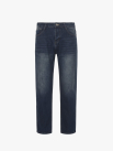 Quần Jean Trơn Form Straight QJ136 Màu Xanh