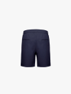 Quần Short Linen Trơn Form Straight QS085 Màu Xanh Đen