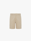 Quần Short Lưng Thun Form Regular QS089 Màu Be