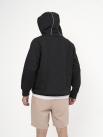 Áo Hoodie Vải Loang Rã Phối Viền Lé In Dập Nổi Preppy Form Regular AH008 Màu Đen