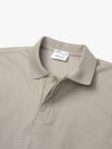 Áo Polo Jacquard Texture Nẹp Dấu Khuy Form Modern PO197 Màu Nâu Xám