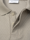 Áo Polo Jacquard Texture Nẹp Dấu Khuy Form Modern PO197 Màu Nâu Xám