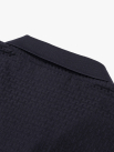 Áo Polo Jacquard Texture Nẹp Dấu Khuy Form Modern PO197 Màu Xanh Đen