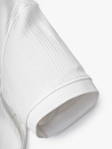 Áo Polo Vertical Texture Cổ V Bo Kiểu Form Modern PO199 Màu Trắng