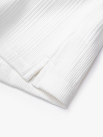 Áo Polo Vertical Texture Cổ V Bo Kiểu Form Modern PO199 Màu Trắng