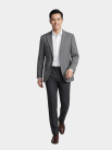 Áo Vest Caro Slimfit Cổ Nhọn AV038 Màu Xám