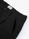 Quần Kaki Trơn Xếp Ly Form Straight QK037 Màu Đen