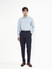 Quần Tây Trơn Form Slimfit QT071 Màu Xanh Đen