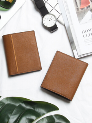 Ví Da NAZAFU Màu Bò Đậm BV203