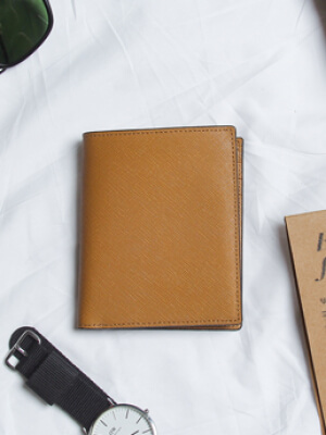 Ví Da NAZAFU Màu Bò BV204