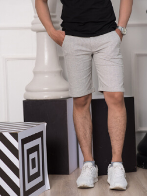 Quần Short Linen Xám QS161