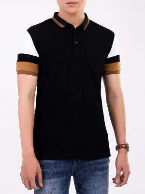 Áo Thun Polo Tay Bo Phối AT849