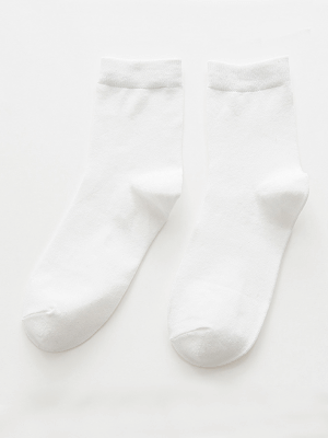 Vớ Dài Trơn VN31 Màu Trắng