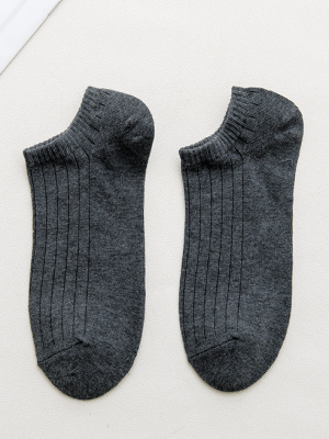 Vớ Cổ Ngắn VN30 Màu Xám Chuột Đậm