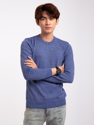 Áo Len Cổ Tròn Muối Tiêu AL125