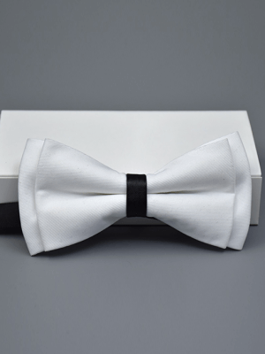 Nơ Trơn Căn Bản NO001 Màu Trắng