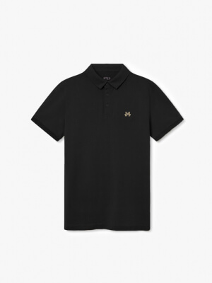 Áo Polo Thêu Logo 4M PO051 Màu Đen