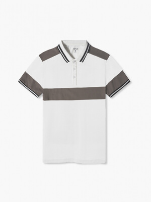 Áo Polo Slimfit Phối màu PO058 Màu Trắng