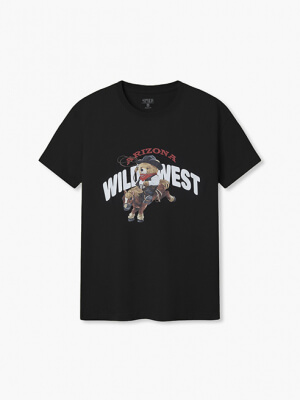 Áo Thun Regular WildWest AT083 Màu Đen