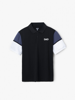 Áo Polo Regular Icon Dad PO076 Màu Đen