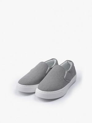 Giày Slip On Jeans G016 Màu Xám