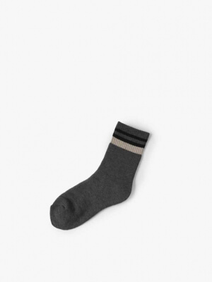 Vớ Nam cổ cao phối màu VO036 Màu Xám 