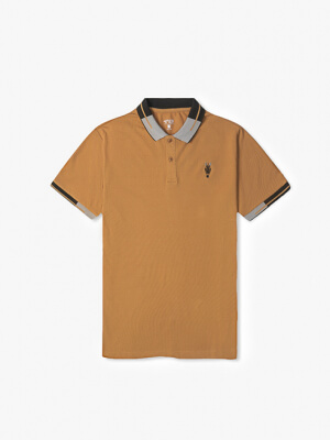Áo Polo Regular Ngựa Vằn PO093 Màu Nâu